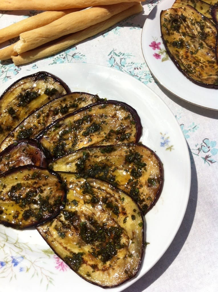 Melanzane marinate all'aceto balsamico