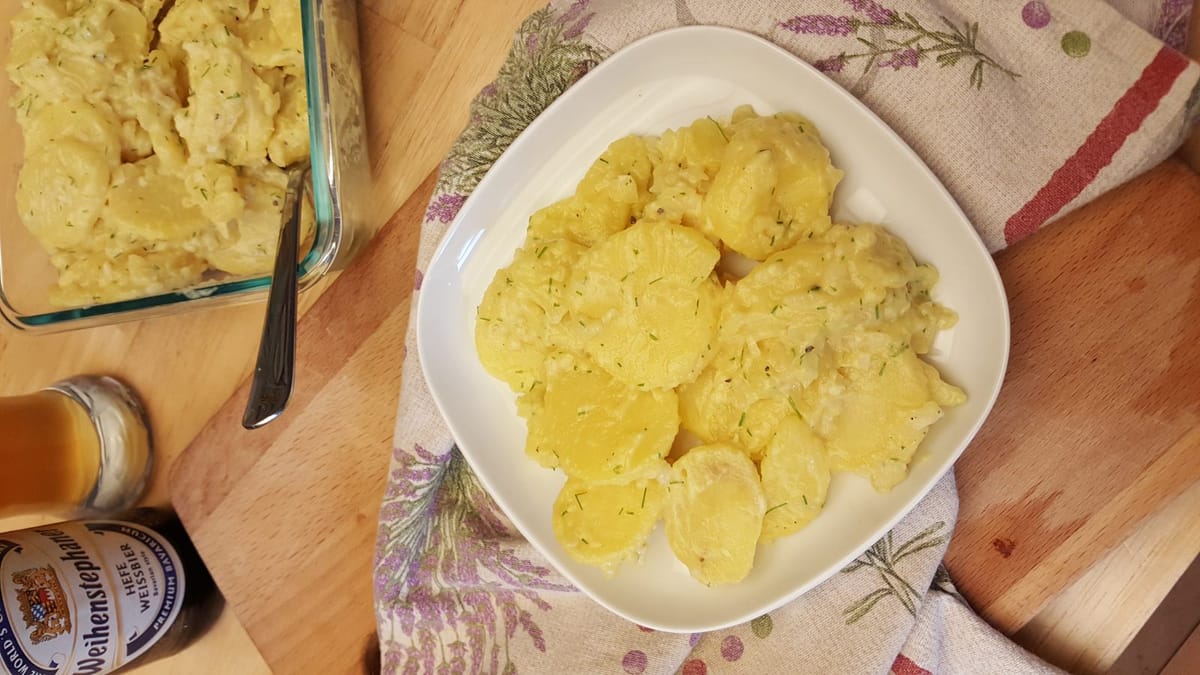 Kartoffelnsalat (Bavarian Potato salad)