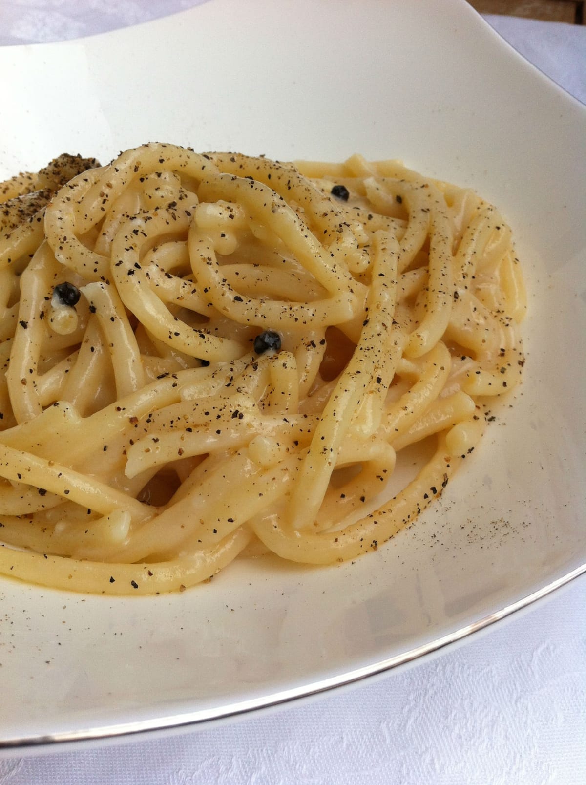 Pici cacio e pepe