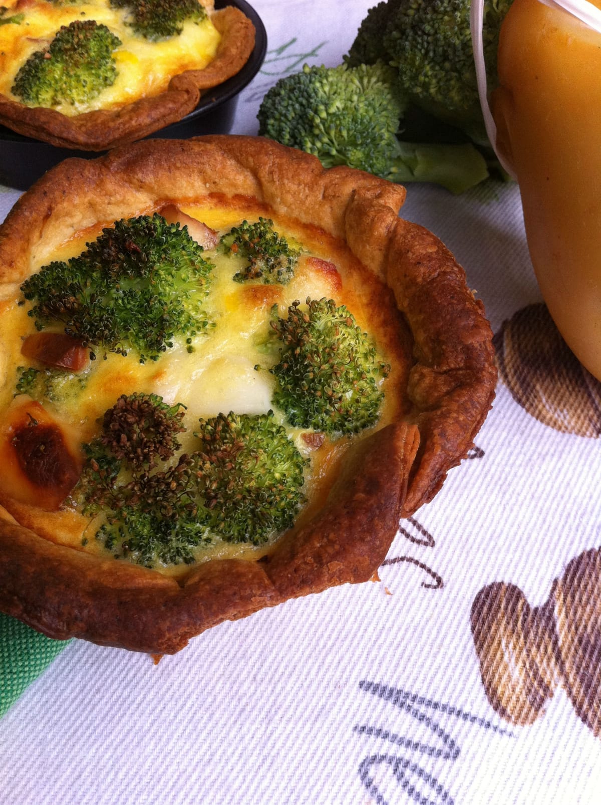 Quiche di broccoli e scamorza affumicata