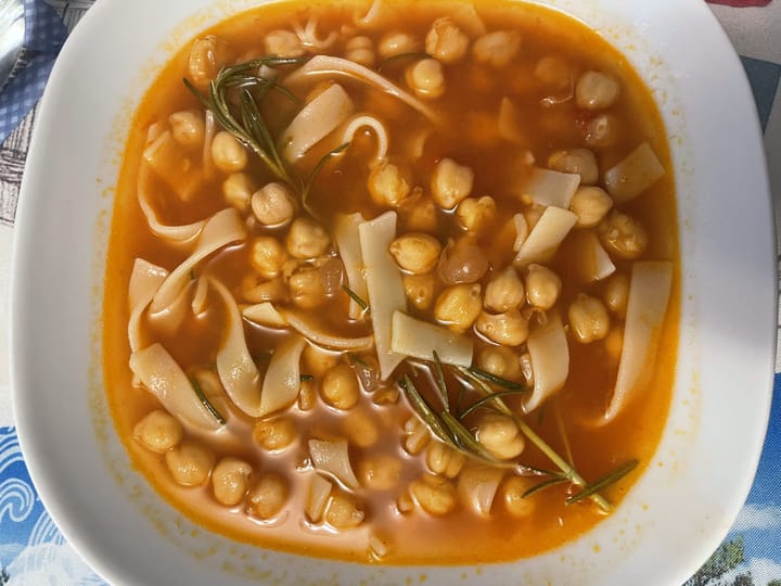 17 Dicembre - zuppa affumicata di ceci