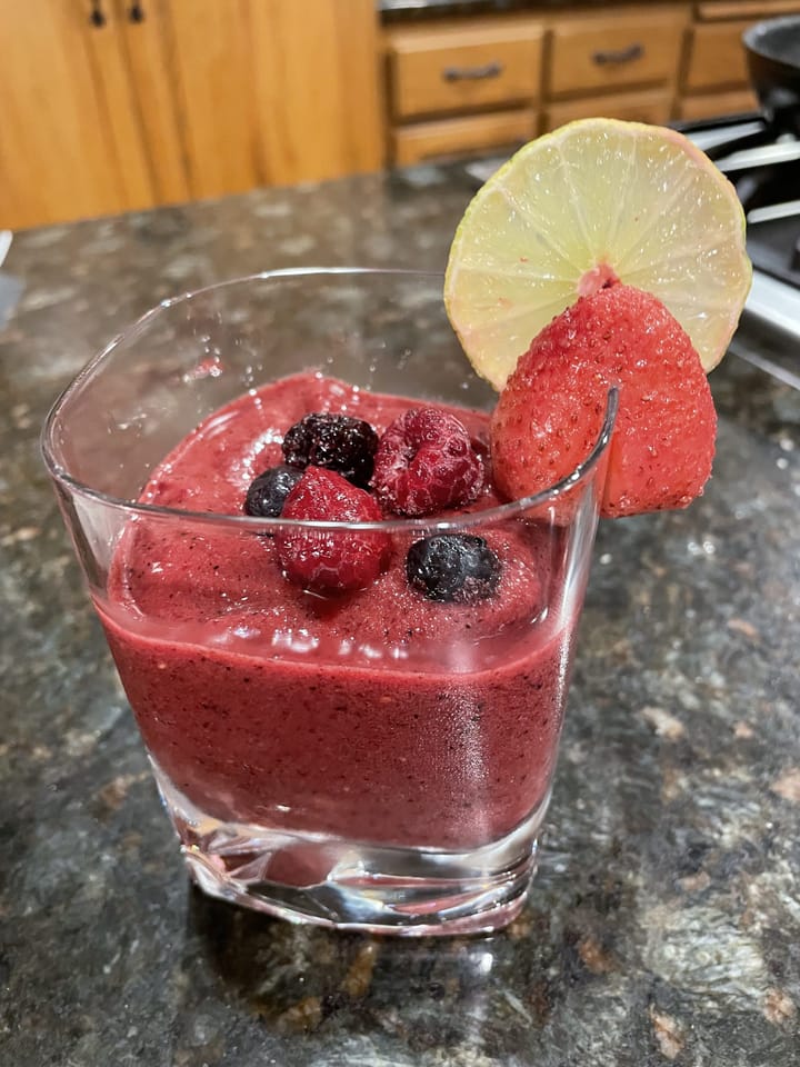 16 Dicembre - Daiquiri frozen ai frutti di bosco