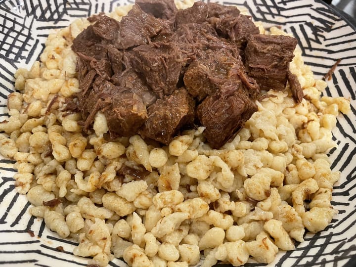 21 Dicembre - Il mio gulash con Spaetzlen