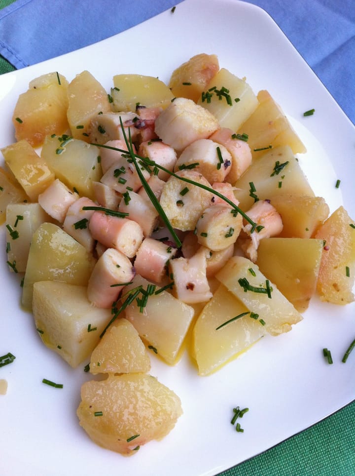 Insalata tiepida di polpo e patate