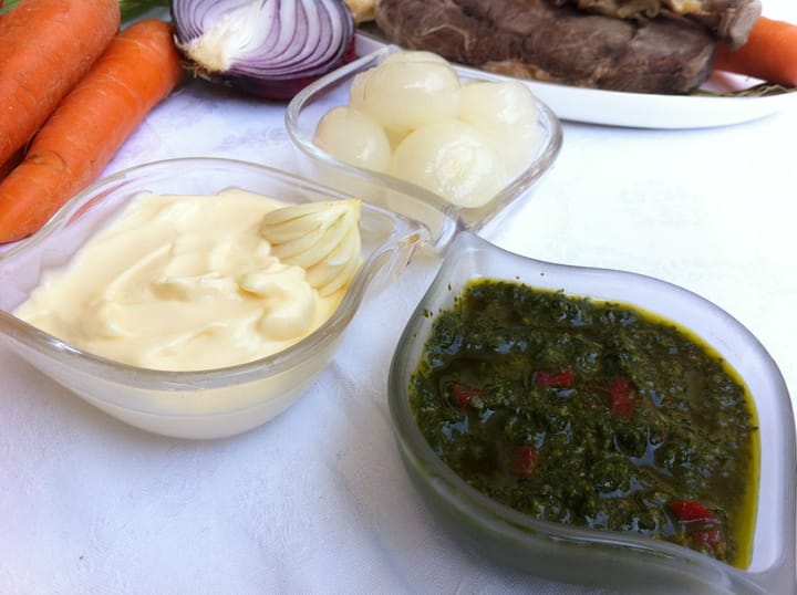 Salse per lesso - salsa verde e allioli